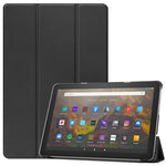 Custer Texture custodia orizzontale in pelle a libro con supporto a tre pieghe e funzione Sleep/Wake-up, For Amazon Fire HD 10 (2021)