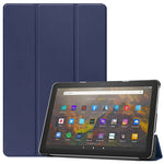 Custer Texture custodia orizzontale in pelle a libro con supporto a tre pieghe e funzione Sleep/Wake-up, For Amazon Fire HD 10 (2021)