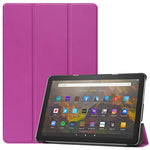 Custer Texture custodia orizzontale in pelle a libro con supporto a tre pieghe e funzione Sleep/Wake-up, For Amazon Fire HD 10 (2021)