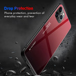 Custodia in vetro a colori per iPhone 11 Pro Max e iPhone 11