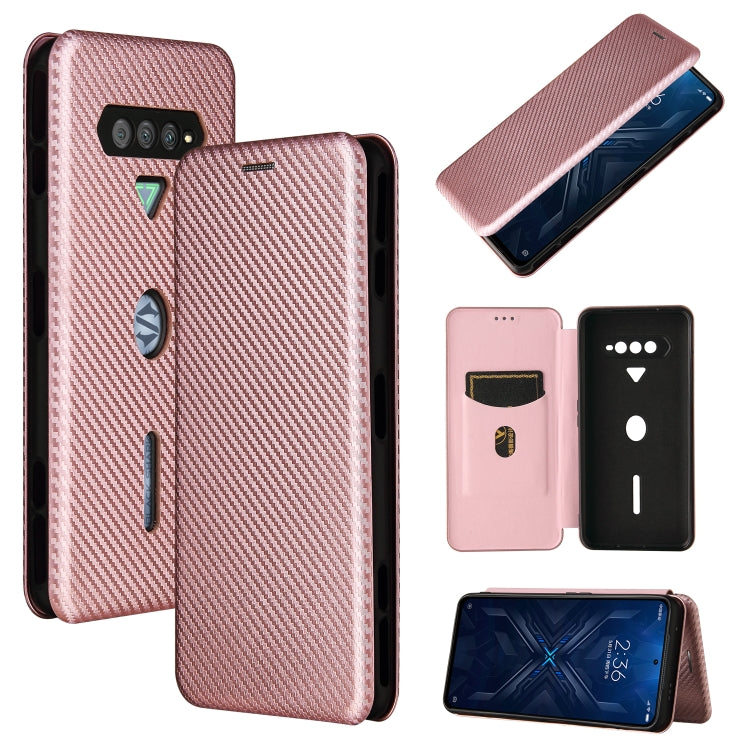 Struttura in fibra di carbonio Flip orizzontale magnetico Custodia in pelle TPU + PC + PU con slot per schede, For Xiaomi Black Shark 4 / 4 Pro, For Samsung Galaxy A82 5G /Quantum 2