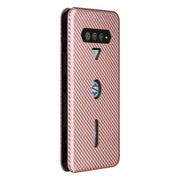 Struttura in fibra di carbonio Flip orizzontale magnetico Custodia in pelle TPU + PC + PU con slot per schede, For Xiaomi Black Shark 4 / 4 Pro, For Samsung Galaxy A82 5G /Quantum 2
