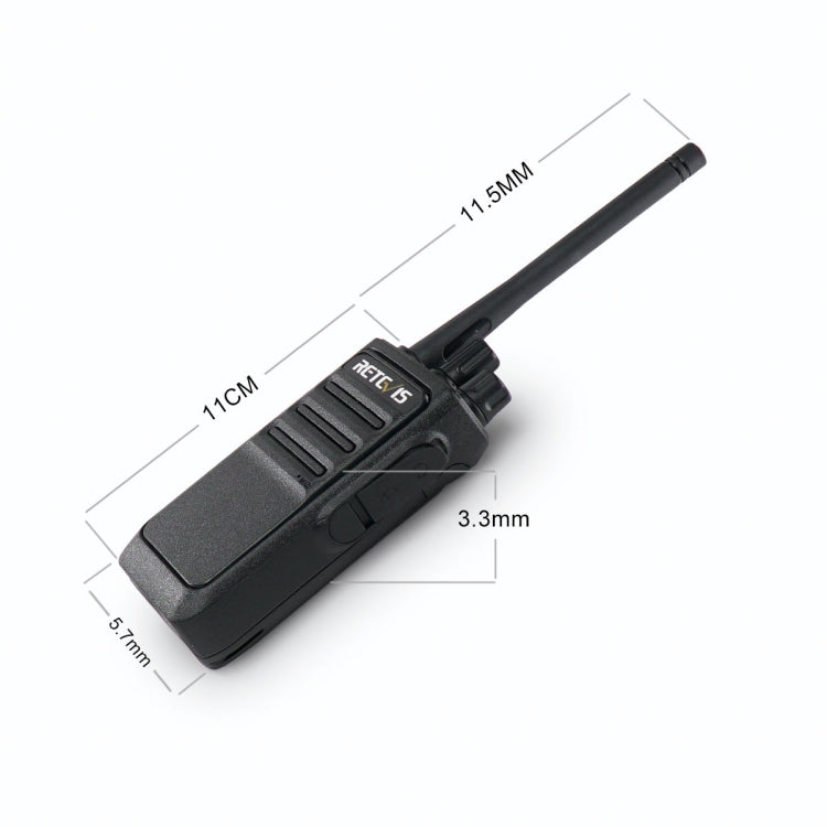 Walkie Talkie RETEVIS RT17 2W 16 Canali FRS Portatile
