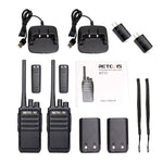 Walkie Talkie RETEVIS RT17 2W 16 Canali FRS Portatile