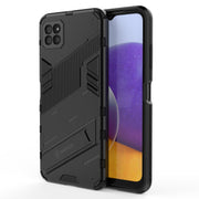 Custodia TPU antiurto con supporto invisibile per Galaxy A22 5G