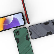 Custodia TPU antiurto con supporto invisibile per Galaxy A22 5G