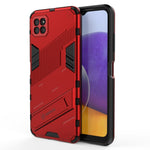 Custodia TPU antiurto con supporto per Galaxy A22 5G