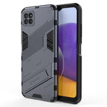 Custodia TPU antiurto con supporto per Galaxy A22 5G
