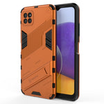 Custodia TPU antiurto con supporto per Galaxy A22 5G