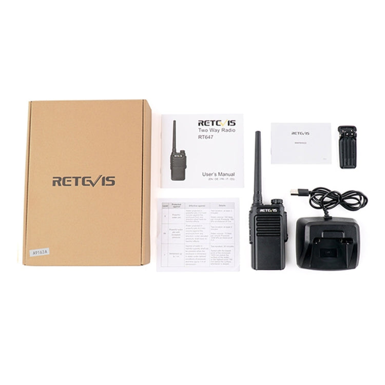 RETEVIS RT47 Radio bidirezionale impermeabile 16 canali
