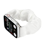 Cinturino per orologio in tessuto con anello per capelli con motivo a conchiglia, For Apple Watch Ultra 49mm / Series 8&7 45mm / SE 2&6&SE&5&4 44mm / 3&2&1 42mm, For Apple Watch Series 8&7 41mm / SE 2&6&SE&5&4 40mm / 3&2&1 38mm                         ...