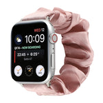 Cinturino per orologio in tessuto con anello per capelli con motivo a conchiglia, For Apple Watch Ultra 49mm / Series 8&7 45mm / SE 2&6&SE&5&4 44mm / 3&2&1 42mm, For Apple Watch Series 8&7 41mm / SE 2&6&SE&5&4 40mm / 3&2&1 38mm                         ...