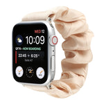 Cinturino per orologio in tessuto con anello per capelli con motivo a conchiglia, For Apple Watch Ultra 49mm / Series 8&7 45mm / SE 2&6&SE&5&4 44mm / 3&2&1 42mm, For Apple Watch Series 8&7 41mm / SE 2&6&SE&5&4 40mm / 3&2&1 38mm                         ...