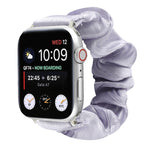 Cinturino per orologio in tessuto con anello per capelli con motivo a conchiglia, For Apple Watch Ultra 49mm / Series 8&7 45mm / SE 2&6&SE&5&4 44mm / 3&2&1 42mm, For Apple Watch Series 8&7 41mm / SE 2&6&SE&5&4 40mm / 3&2&1 38mm                         ...