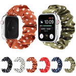 Cinturino per orologio in tessuto con anello per capelli a pois, For Apple Watch Ultra 49mm / Series 8&7 45mm / SE 2&6&SE&5&4 44mm / 3&2&1 42mm, For Apple Watch Series 8&7 41mm / SE 2&6&SE&5&4 40mm / 3&2&1 38mm                                          ...