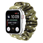 Cinturino per orologio in tessuto con anello per capelli a pois, For Apple Watch Ultra 49mm / Series 8&7 45mm / SE 2&6&SE&5&4 44mm / 3&2&1 42mm, For Apple Watch Series 8&7 41mm / SE 2&6&SE&5&4 40mm / 3&2&1 38mm                                          ...