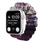 Cinturino per orologio in tessuto con anello per capelli con motivo a farfalla, For Apple Watch Series 8&7 41mm / SE 2&6&SE&5&4 40mm / 3&2&1 38mm, For Apple Watch Series 7 41mm / 6 & SE & 5 & 4 40mm / 3 & 2 & 1 38mm                                     ...