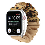Cinturino per orologio in tessuto con anello per capelli con motivo a farfalla, For Apple Watch Series 8&7 41mm / SE 2&6&SE&5&4 40mm / 3&2&1 38mm, For Apple Watch Series 7 41mm / 6 & SE & 5 & 4 40mm / 3 & 2 & 1 38mm                                     ...