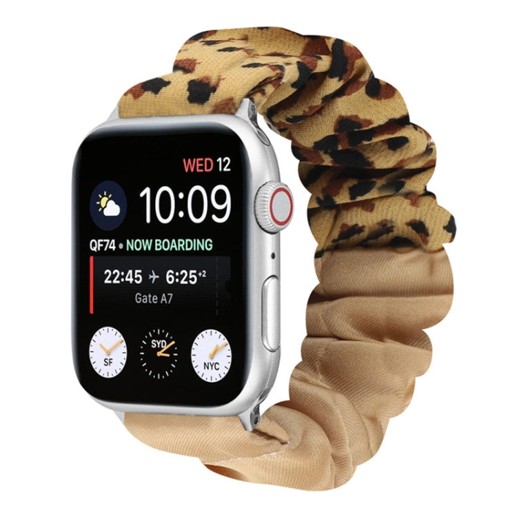 Cinturino per orologio in tessuto con anello per capelli con motivo a farfalla, For Apple Watch Series 8&7 41mm / SE 2&6&SE&5&4 40mm / 3&2&1 38mm, For Apple Watch Series 7 41mm / 6 & SE & 5 & 4 40mm / 3 & 2 & 1 38mm                                     ...