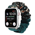 Cinturino per orologio in tessuto con anello per capelli con motivo a farfalla, For Apple Watch Series 8&7 41mm / SE 2&6&SE&5&4 40mm / 3&2&1 38mm, For Apple Watch Series 7 41mm / 6 & SE & 5 & 4 40mm / 3 & 2 & 1 38mm                                     ...
