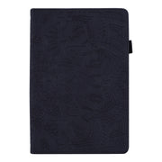 Custodia in pelle goffrata con supporto per Galaxy Tab A7 Lite