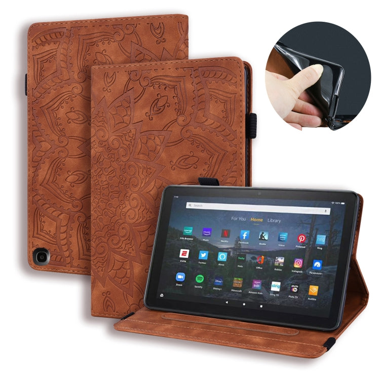 Custodia in pelle goffrata per Galaxy Tab A7 Lite 8.7 2021