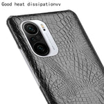Custodia antiurto effetto coccodrillo per smartphone compatibili