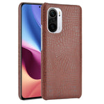 Custodia antiurto effetto coccodrillo per smartphone compatibili
