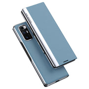 Custodia in pelle flip orizzontale galvanizzata con supporto, For Xiaomi Mix Fold
