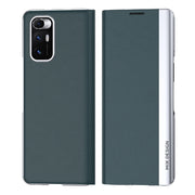 Custodia in pelle flip orizzontale galvanizzata con supporto, For Xiaomi Mix Fold