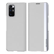 Custodia in pelle flip orizzontale galvanizzata con supporto, For Xiaomi Mix Fold
