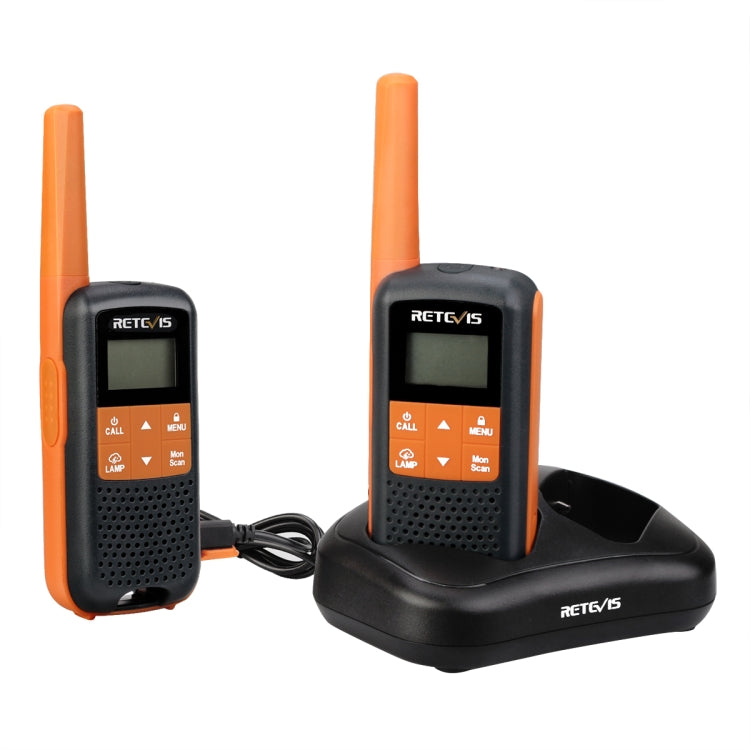 1 Pair RETEVIS RT49 462.5500-467.7125 MHz 22CHS FRS License-Free Portable Walkie Talkie, US Plug, RT49