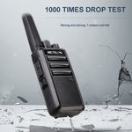 Walkie Talkie palmare RETEVIS RT668 0.5W PMR446 16 canali