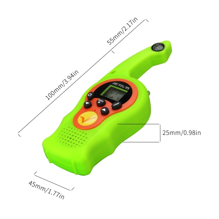 Walkie Talkie palmare RETEVIS RT75 0.5W 22 canali USA