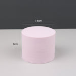 Cubo geometrico Tinta unita Fotografia Sfondo fotografico Tavolo da tiro Oggetti di scena in schiuma, 7.6 x 6cm Cylinder, Cube Embedded Combo Kits, Round Combo Kits, 2 x Door Combo Kits