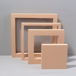 Cubo geometrico Tinta unita Fotografia Sfondo fotografico Tavolo da tiro Oggetti di scena in schiuma, 7.6 x 6cm Cylinder, Cube Embedded Combo Kits, Round Combo Kits, 2 x Door Combo Kits