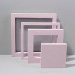 Cubo geometrico Tinta unita Fotografia Sfondo fotografico Tavolo da tiro Oggetti di scena in schiuma, 7.6 x 6cm Cylinder, Cube Embedded Combo Kits, Round Combo Kits, 2 x Door Combo Kits