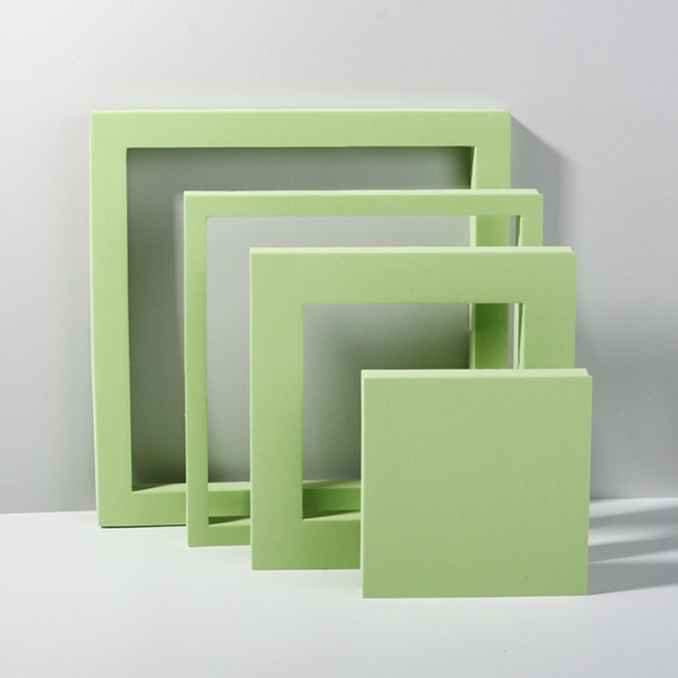 Cubo geometrico Tinta unita Fotografia Sfondo fotografico Tavolo da tiro Oggetti di scena in schiuma, 7.6 x 6cm Cylinder, Cube Embedded Combo Kits, Round Combo Kits, 2 x Door Combo Kits