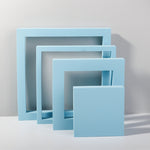 Cubo geometrico Tinta unita Fotografia Sfondo fotografico Tavolo da tiro Oggetti di scena in schiuma, 7.6 x 6cm Cylinder, Cube Embedded Combo Kits, Round Combo Kits, 2 x Door Combo Kits
