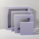 Cubo geometrico Tinta unita Fotografia Sfondo fotografico Tavolo da tiro Oggetti di scena in schiuma, 7.6 x 6cm Cylinder, Cube Embedded Combo Kits, Round Combo Kits, 2 x Door Combo Kits