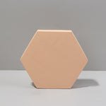 Cubo geometrico Tinta unita Fotografia Sfondo fotografico Tavolo da tiro Oggetti di scena in schiuma, 18 x 2cm Hexagon, 10 x 6cm Cylinder, 7cm Round Ball + 5cm Round Ball, Cuboid Door Combo Kits