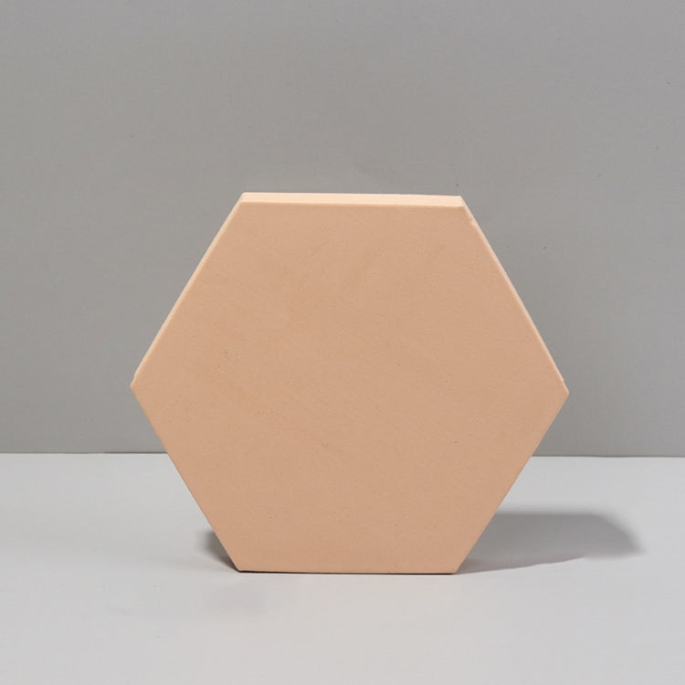 Cubo geometrico Tinta unita Fotografia Sfondo fotografico Tavolo da tiro Oggetti di scena in schiuma, 18 x 2cm Hexagon, 10 x 6cm Cylinder, 7cm Round Ball + 5cm Round Ball, Cuboid Door Combo Kits