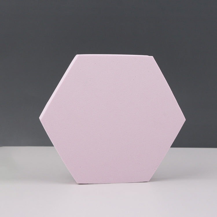 Cubo geometrico Tinta unita Fotografia Sfondo fotografico Tavolo da tiro Oggetti di scena in schiuma, 18 x 2cm Hexagon, 10 x 6cm Cylinder, 7cm Round Ball + 5cm Round Ball, Cuboid Door Combo Kits