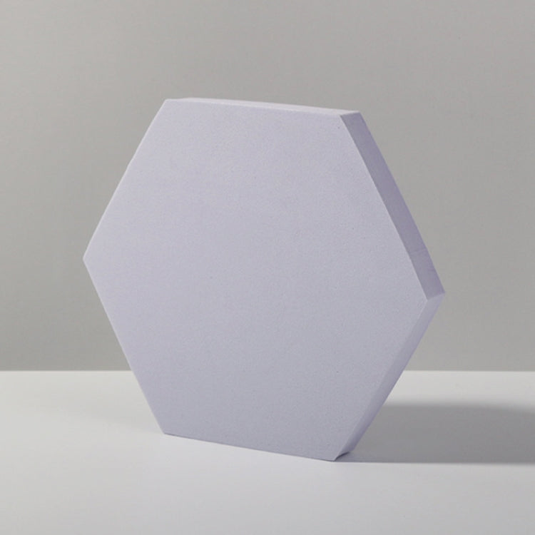 Cubo geometrico Tinta unita Fotografia Sfondo fotografico Tavolo da tiro Oggetti di scena in schiuma, 18 x 2cm Hexagon, 10 x 6cm Cylinder, 7cm Round Ball + 5cm Round Ball, Cuboid Door Combo Kits