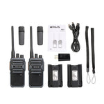 1 paio RETEVIS RB17 462.5500-462.7250MHz 16CHS FRS Radio bidirezionale senza licenza Walkie Talkie portatile, spina americana, RB17