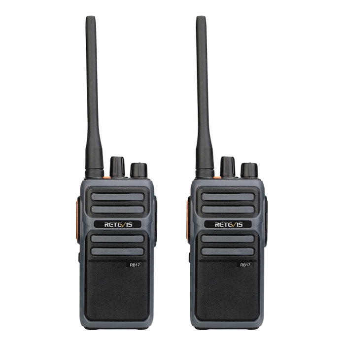 1 paio RETEVIS RB617 PMR446 16CHS walkie talkie palmare radio bidirezionale senza licenza, spina europea, RB617