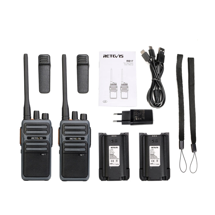 Walkie Talkie palmare RETEVIS RB617 PMR446 16 canali