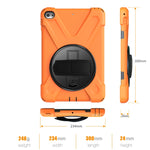 Custodia protettiva in silicone con supporto per iPad Mini 4 / Mi