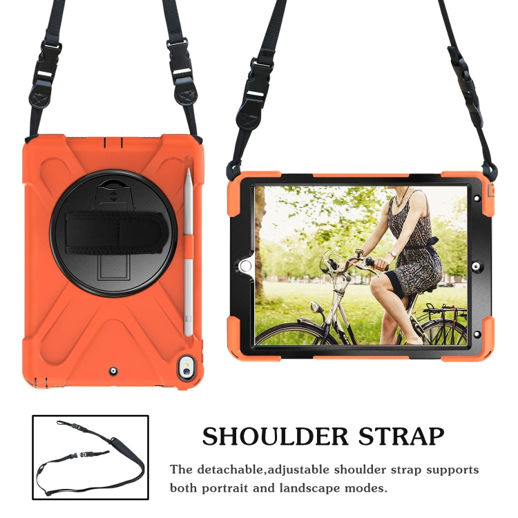 Custodia silicone con tracolla e slot penna per iPad Pro 10.5