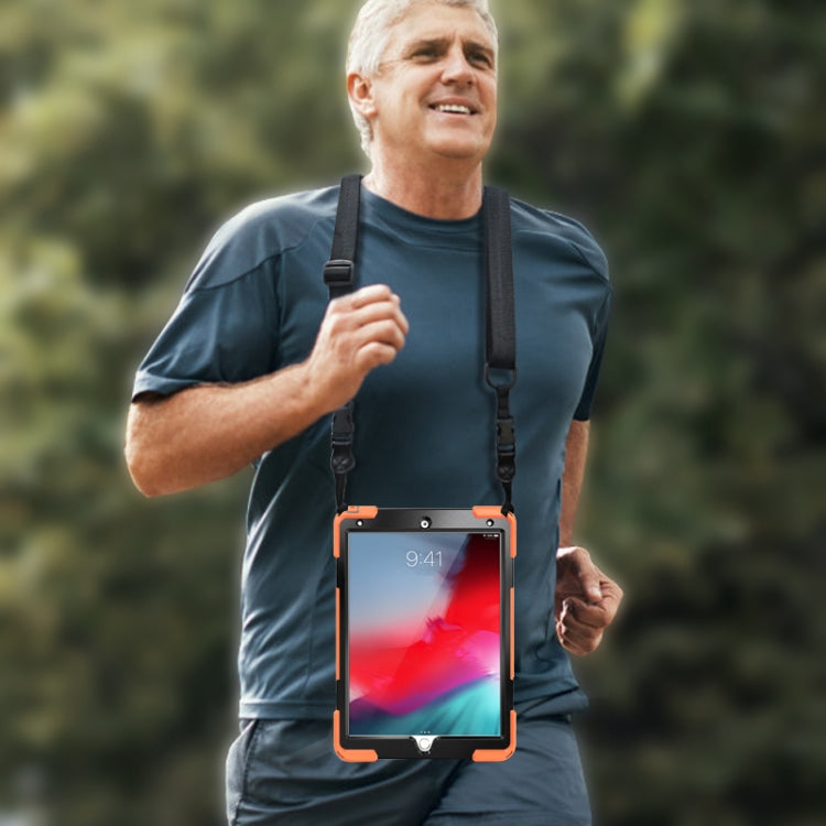 Custodia silicone con tracolla e slot penna per iPad Pro 10.5